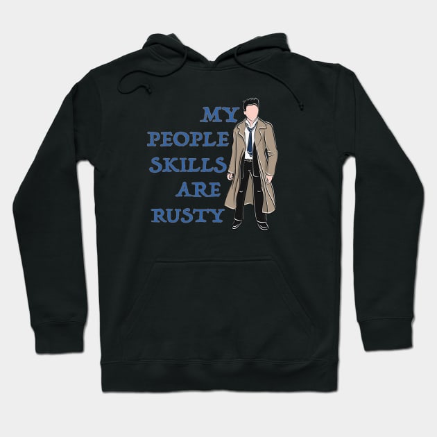 My People Skills Are Rusty Hoodie by fsketchr